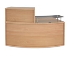 Denver Medium Curved Reception Unit Office Desks Workplace Stuff UK Denver Medium Curved Reception Unit Office Desks Workplace Stuff UK