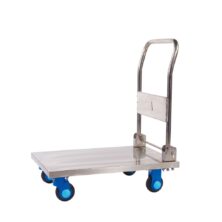 Stainless Steel Platform Truck with Super Silent Wheels Trolleys Workplace Stuff UK Stainless Steel Platform Truck with Super Silent Wheels Trolleys Workplace Stuff UK