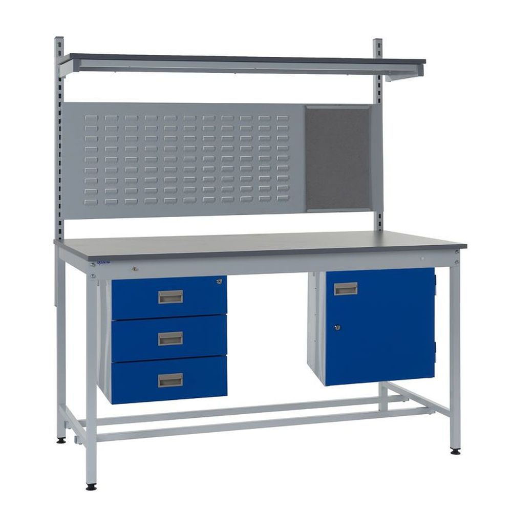 Express Square Tube Workbench Kit D Express Square Tube Workbench Kit D Workplace Stuff UK