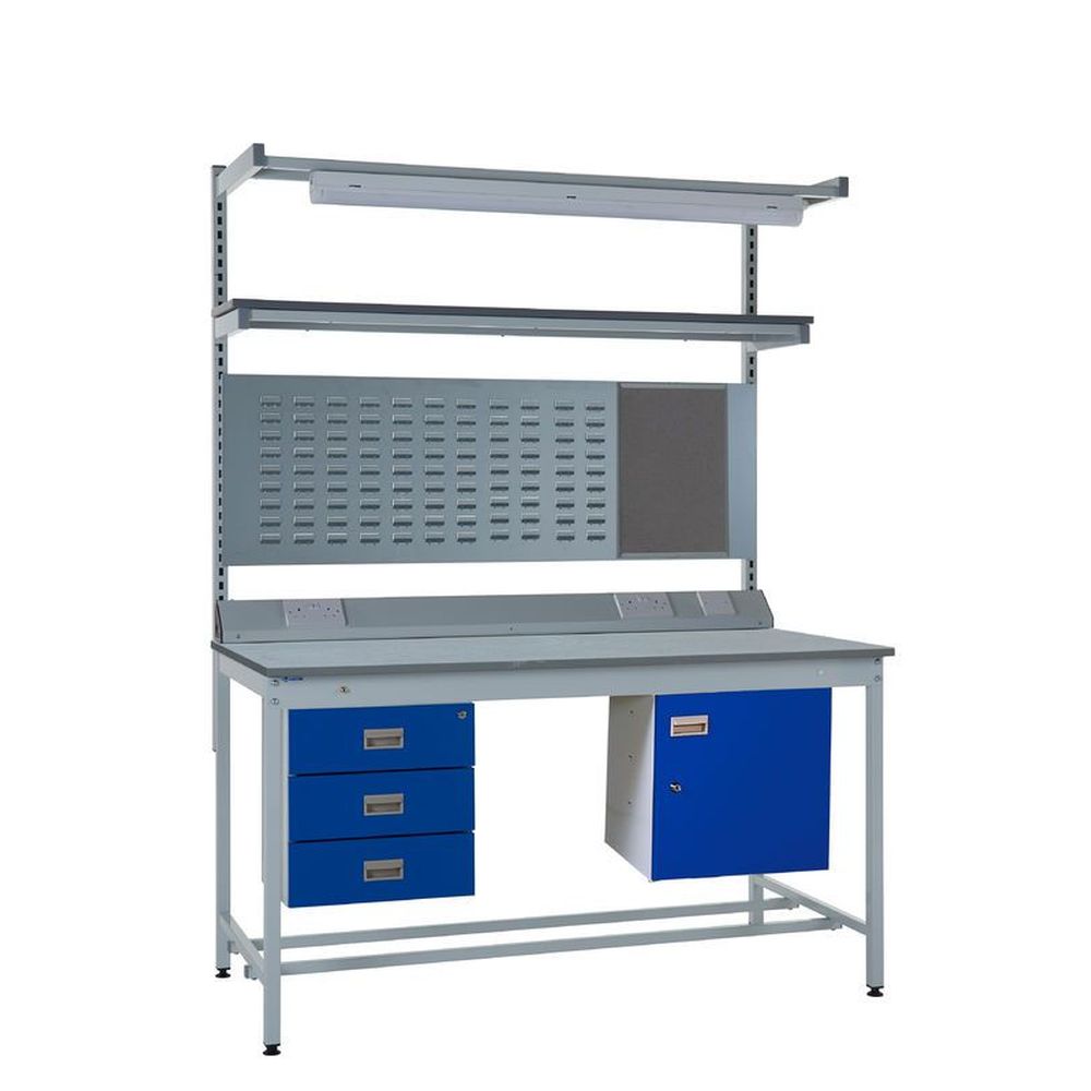 Express ESD Square Tube Workbench Kit F Express ESD Square Tube Workbench Kit F Workplace Stuff UK