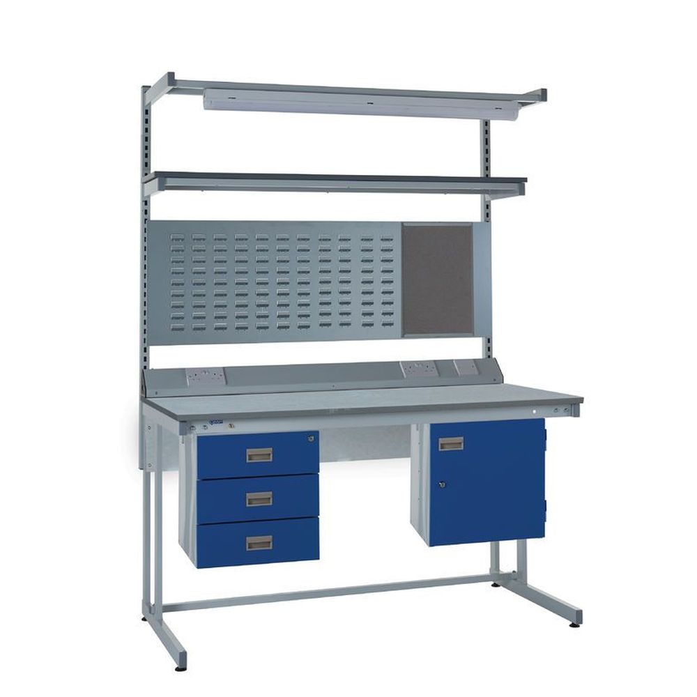 Express Cantilever ESD Workbench Kit F Express Cantilever ESD Workbench Kit F Workplace Stuff UK