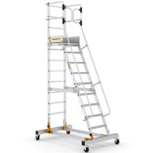 Climb-It Mobile Steps with Safety Gate EN 131 Access Platforms & Steps Workplace Stuff UK Climb-It Mobile Steps with Safety Gate EN 131 Access Platforms & Steps Workplace Stuff UK