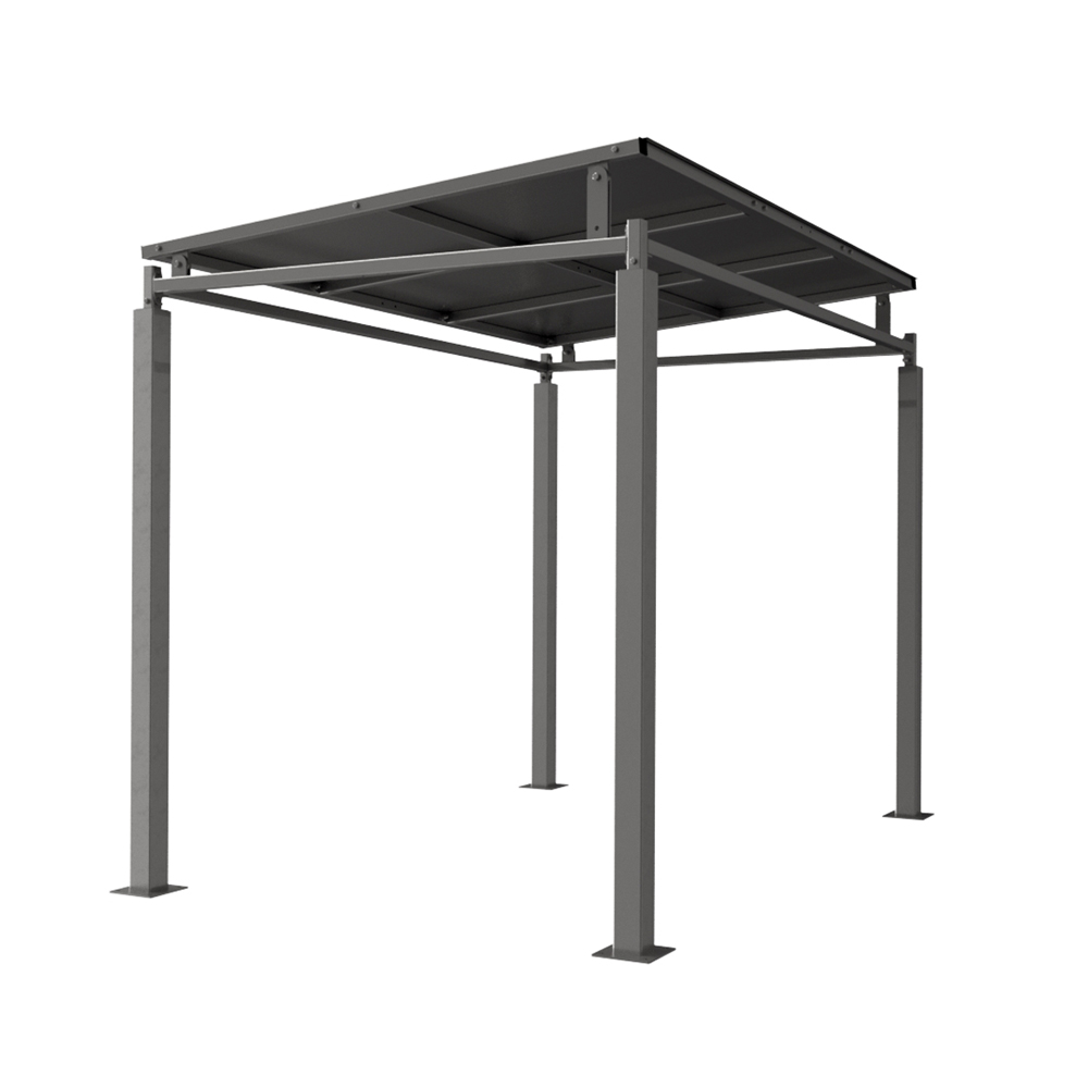 bedford-bike-shelter-walkway-cover-galvanised-3m bedford-bike-shelter-walkway-cover-galvanised