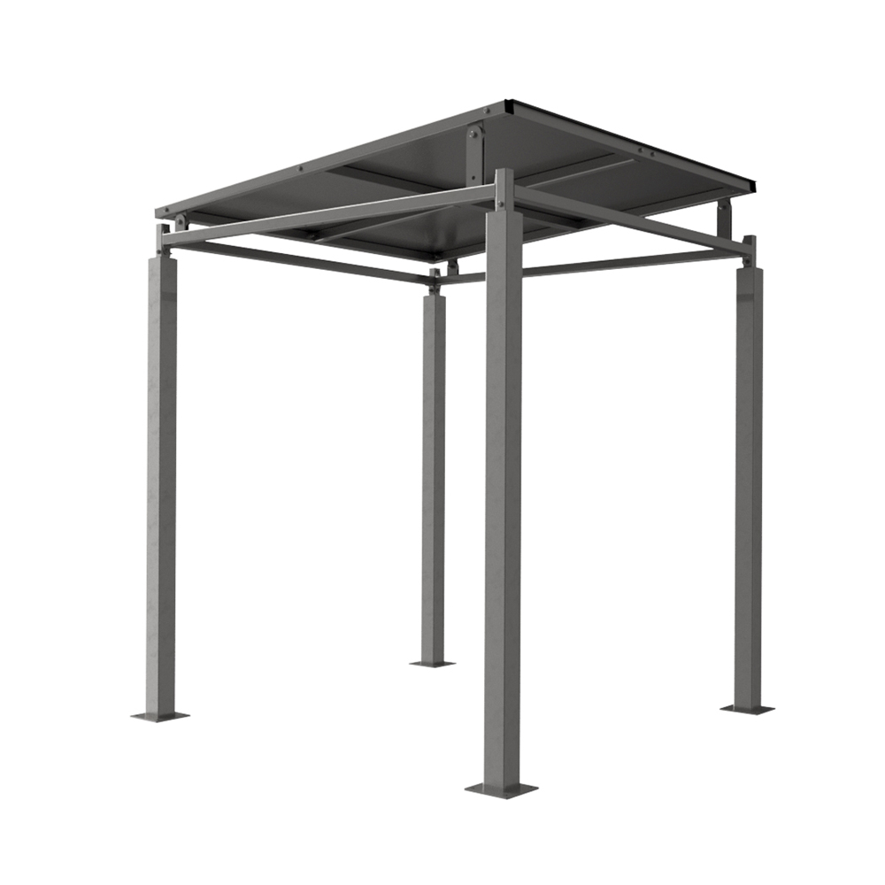 Bedford Bike Shelter & Walkway Cover - Galvanised Roof Bedford Bike Shelter & Walkway Cover - Galvanised Roof Workplace Stuff UK