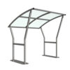 caxton-cycle-shelter-clear-roof-2m caxton-cycle-shelter-clear-roof