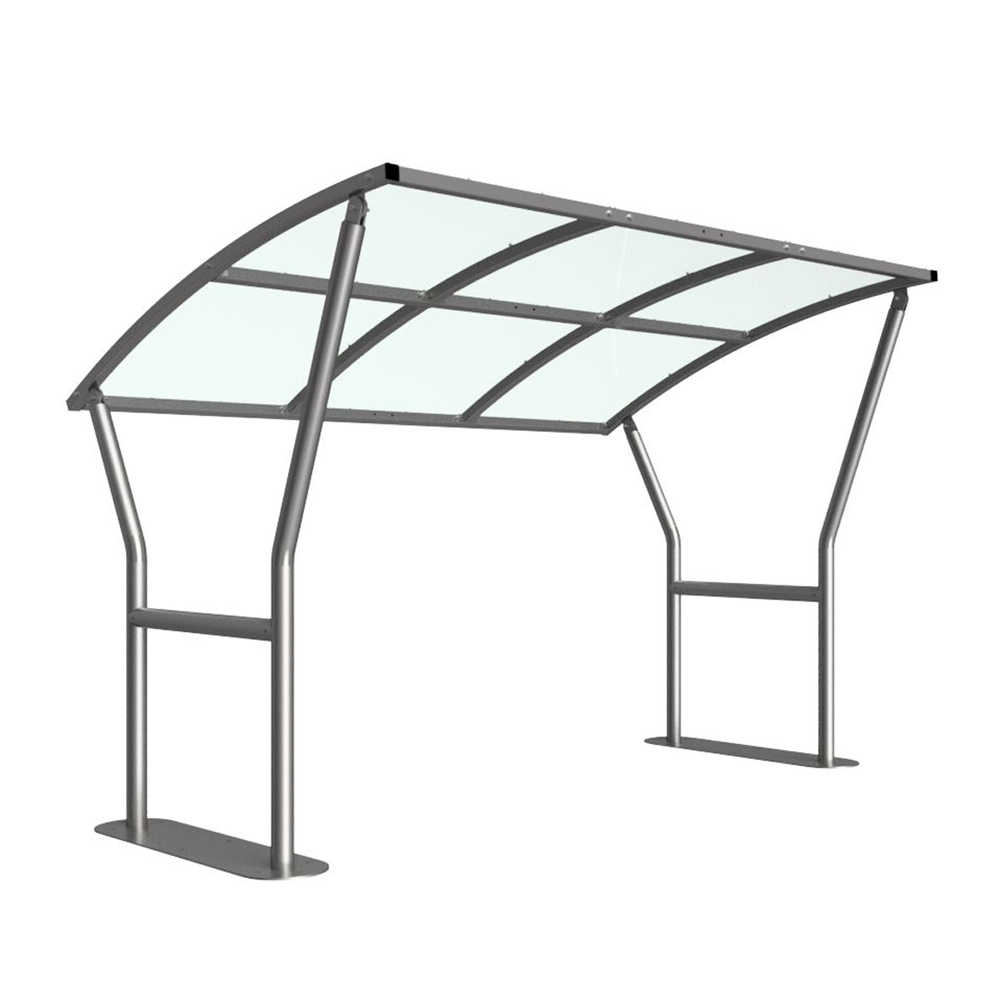 Caxton Cycle Shelter - Clear Roof Caxton Cycle Shelter - Clear Roof Workplace Stuff UK