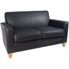 Newport 2 Seater Leather Sofa Leather Reception Seating Workplace Stuff UK Newport 2 Seater Leather Sofa Leather Reception Seating Workplace Stuff UK