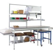 Pack Tek Dual Workbench Kit 2 Packing Workbenches Workplace Stuff UK Pack Tek Dual Workbench Kit 2 Packing Workbenches Workplace Stuff UK