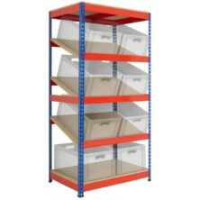 Anco Kanban Shelving with 3 or 5 Sloping Shelves Shelving Workplace Stuff UK Anco Kanban Shelving with 3 or 5 Sloping Shelves Shelving Workplace Stuff UK