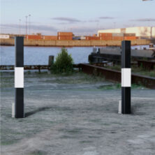 Square Removable Black & White Galvanised Bollards Bollards Workplace Stuff UK Square Removable Black & White Galvanised Bollards Bollards Workplace Stuff UK