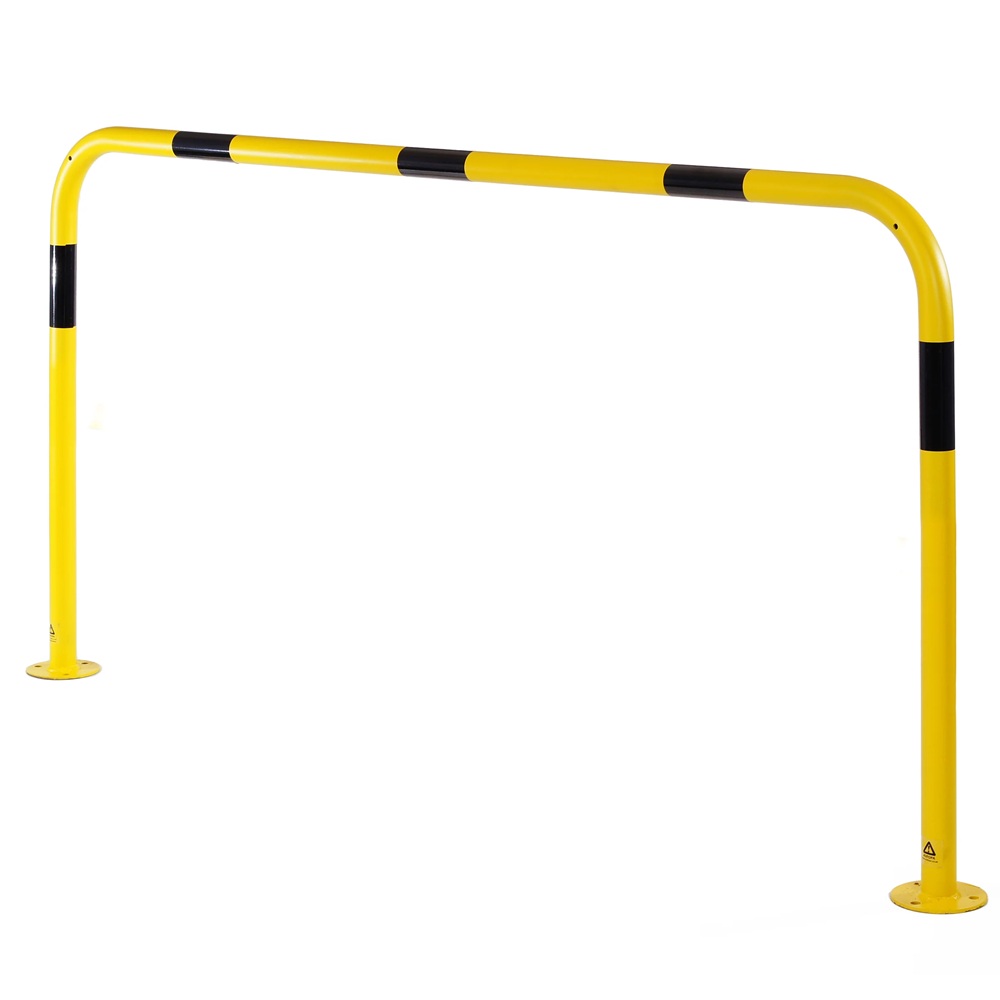 black-yellow-hooped-bollard-without-crossbar