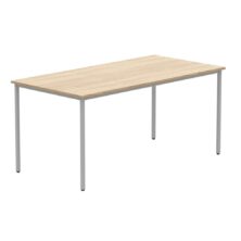 Rectangular Multi-Purpose Table with Silver Frame Office Desks Workplace Stuff UK Rectangular Multi-Purpose Table with Silver Frame Office Desks Workplace Stuff UK