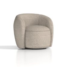 Phoebe Swivel Accent Chair – Cream Bouclé Fabric Fabric Reception Seating Workplace Stuff UK Phoebe Swivel Accent Chair – Cream Bouclé Fabric Fabric Reception Seating Workplace Stuff UK