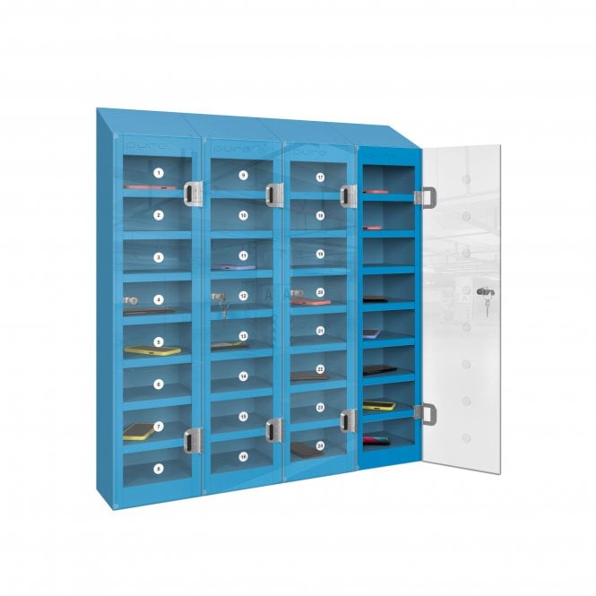 phonesafe-mobile-phone-locker-32-compartment-cobalt-blue