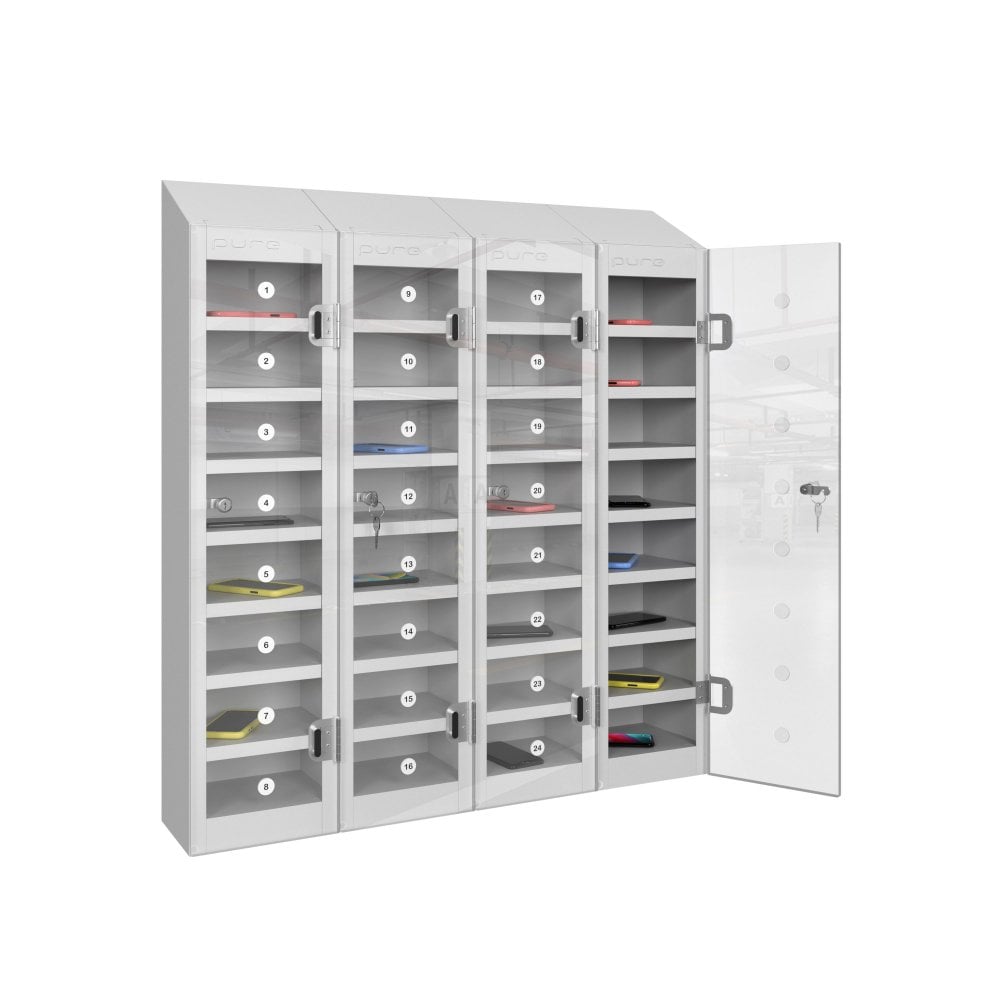 phonesafe-mobile-phone-locker-32-compartment-pearl-silver