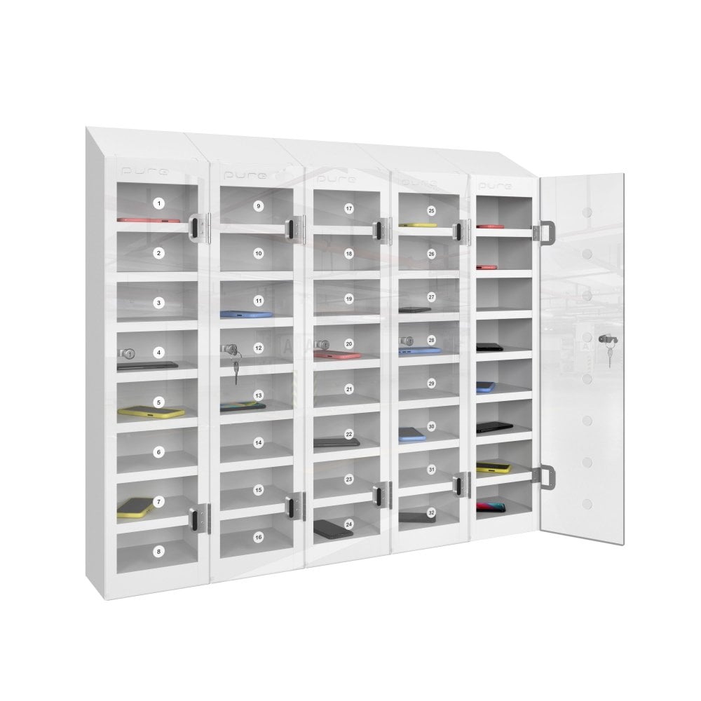 phonesafe-mobile-phone-locker-40-compartment-arctic-white