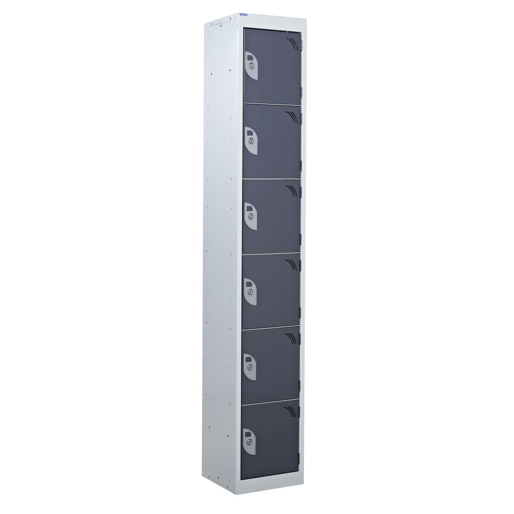 6 Compartments - Dark grey
