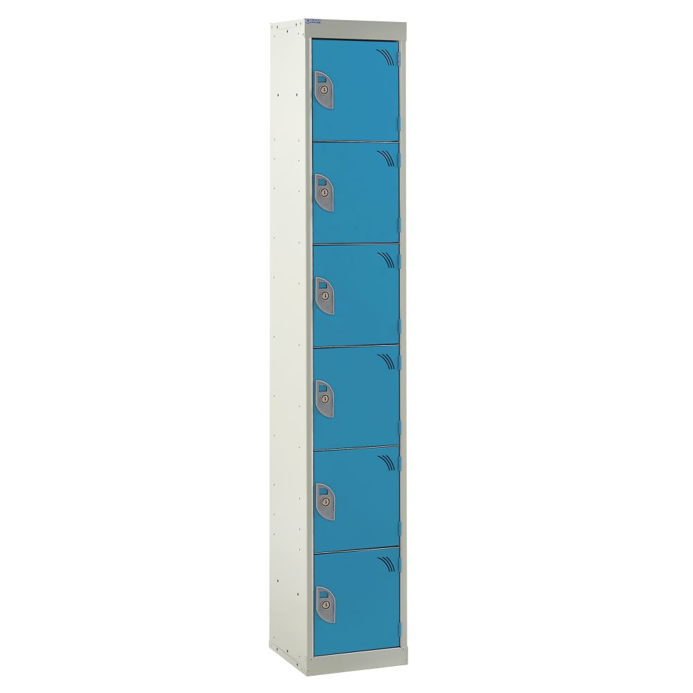 6 Compartments - Light Blue
