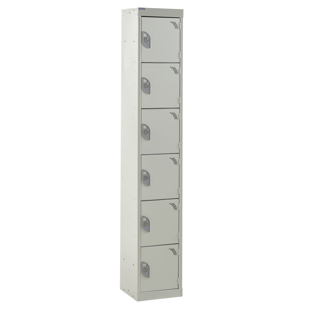 6 Compartments - Light Grey