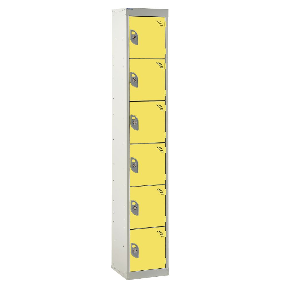 6 Compartments - Yellow