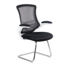 Luna Designer Mesh Cantilever Chair with White Shell Mesh Back Office Chairs Workplace Stuff UK Luna Designer Mesh Cantilever Chair with White Shell Mesh Back Office Chairs Workplace Stuff UK