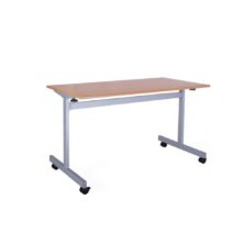 Budget Flip-Top Tables – Beech Top, Silver Frame Office Desks Workplace Stuff UK Budget Flip-Top Tables – Beech Top, Silver Frame Office Desks Workplace Stuff UK