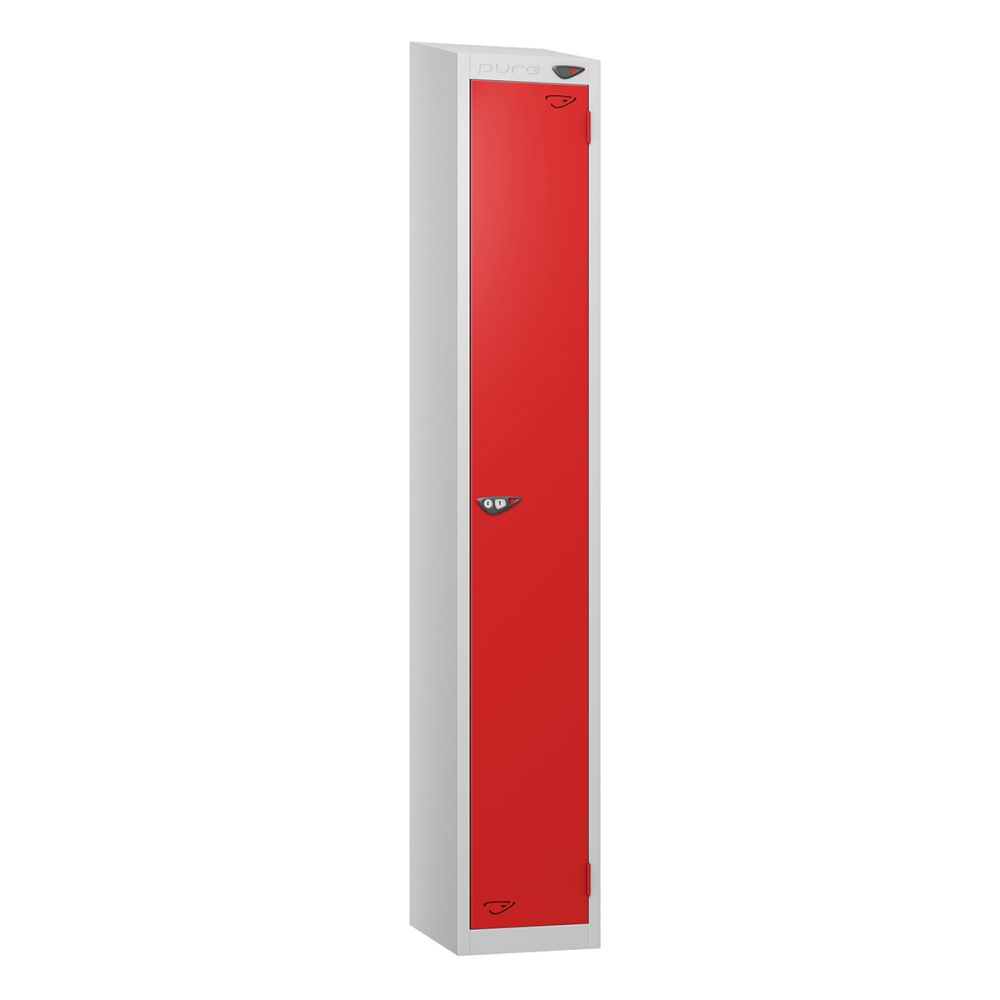 Pure 1 Door Locker with Sloping Top Workplace Stuff UK