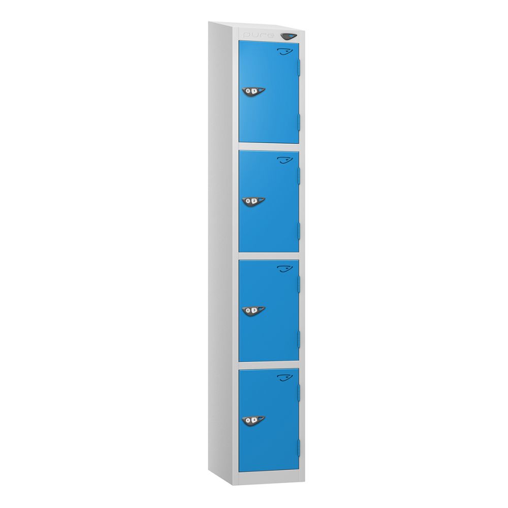 Pure 4 Door Locker with Sloping Top Workplace Stuff UK