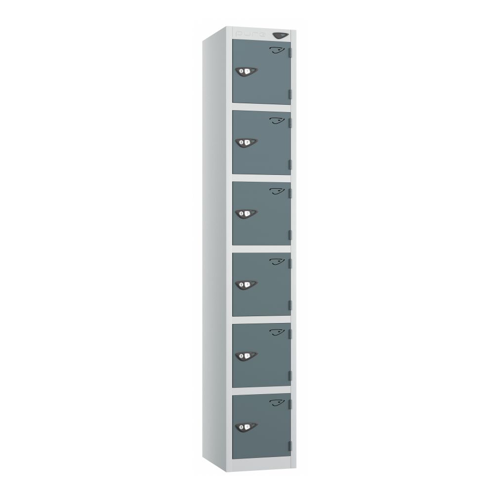 Pure Prime 6 Door Locker with Flat Top Workplace Stuff UK