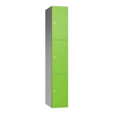 Pure 3 Door Aluminium Locker with Flat Top Pure Lockers Workplace Stuff UK Pure 3 Door Aluminium Locker with Flat Top Pure Lockers Workplace Stuff UK