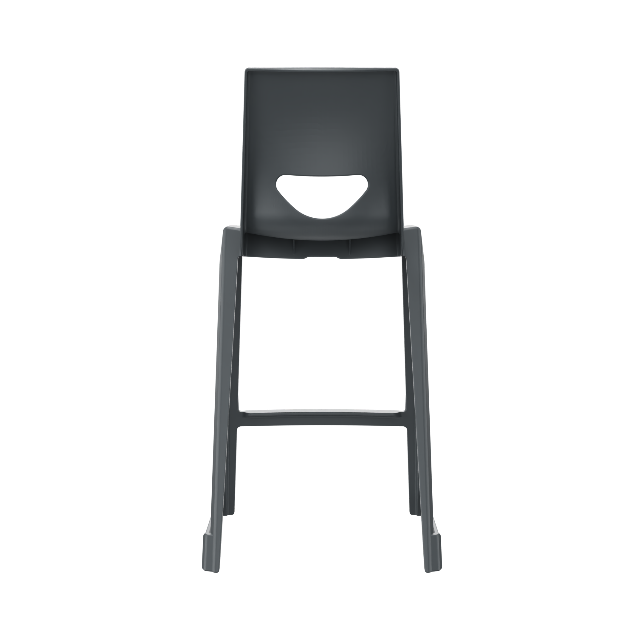 en one high chair H685 High Back - Night Grey - Rear