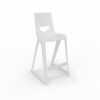 en one high chair H685 High Back - White - Angle