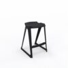 en one stool H685 Low Back - Black - Angle
