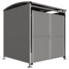 2M BADBY GALV WITH PANEL DOORS SQ