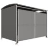 3M BADBY GALV WITH PANEL DOORS SQ