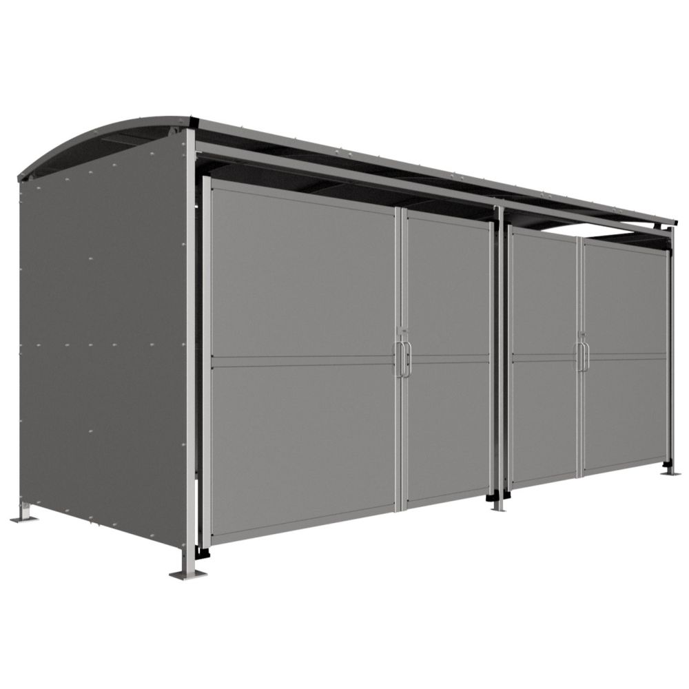5M BADBY GALV WITH PANEL DOORS SQ