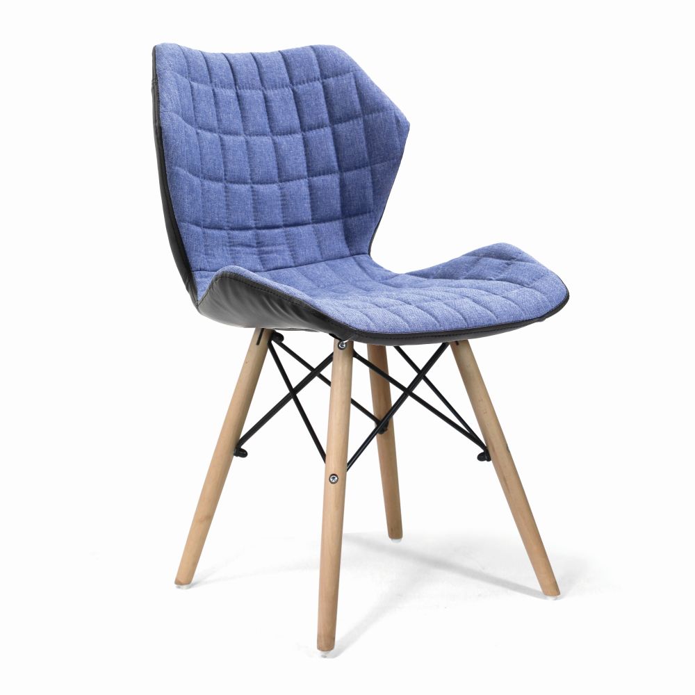 Amelia Lightweight Fabric Side Chair with Solid Beech Legs Amelia Lightweight Fabric Side Chair with Solid Beech Legs Workplace Stuff UK