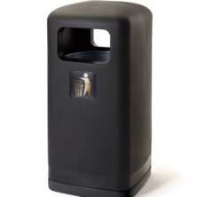 100 Litre Square Plastic Outdoor Bin with Liner Litter Bins Workplace Stuff UK 100 Litre Square Plastic Outdoor Bin with Liner Litter Bins Workplace Stuff UK