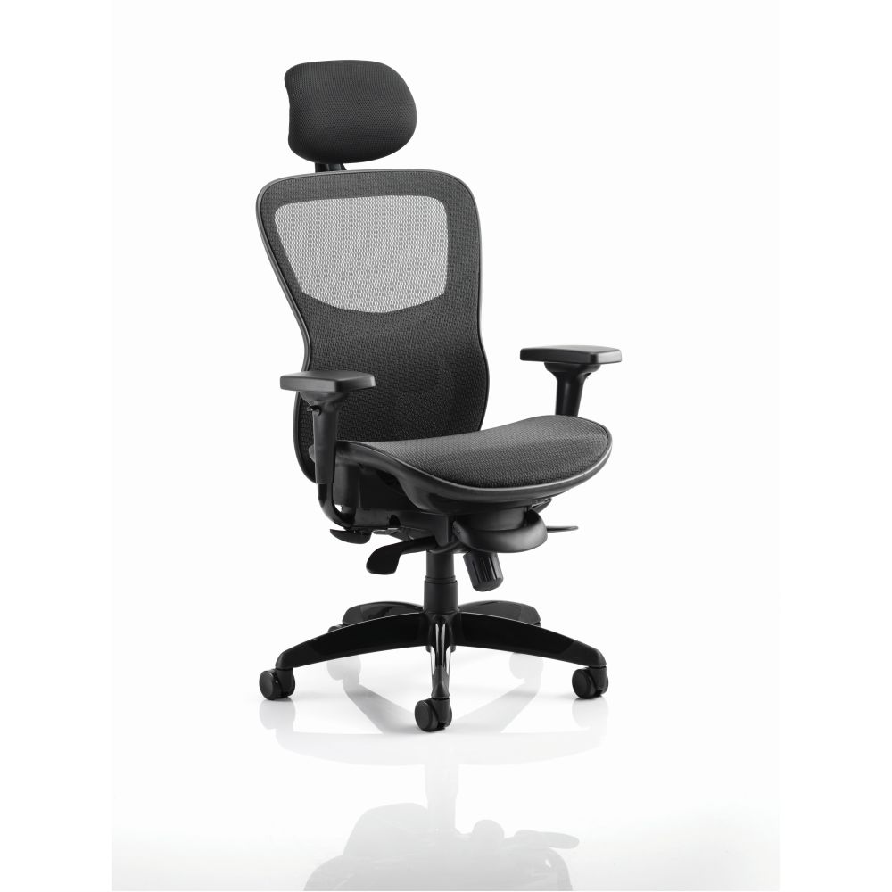 Stealth Shadow High Mesh Back Ergonomic Posture Chair with Arms Stealth Shadow High Mesh Back Ergonomic Posture Chair with Arms Workplace Stuff UK