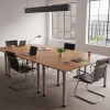 Impulse_Desk_4_Pod_With_Nola_Cantilever_Oak_1024x1024