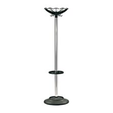 Coat and Umbrella Stand – Black/Chrome Office Accessories Workplace Stuff UK Coat and Umbrella Stand – Black/Chrome Office Accessories Workplace Stuff UK