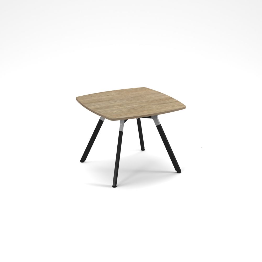 Anson Executive Square Meeting Table with A-Frame Legs - Barcelona Walnut Anson Executive Square Meeting Table with A-Frame Legs - Barcelona Walnut Workplace Stuff UK