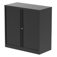 Black Inspire Steel Tambour Cupboards (2 Sizes) Office Cupboards Workplace Stuff UK Black Inspire Steel Tambour Cupboards (2 Sizes) Office Cupboards Workplace Stuff UK