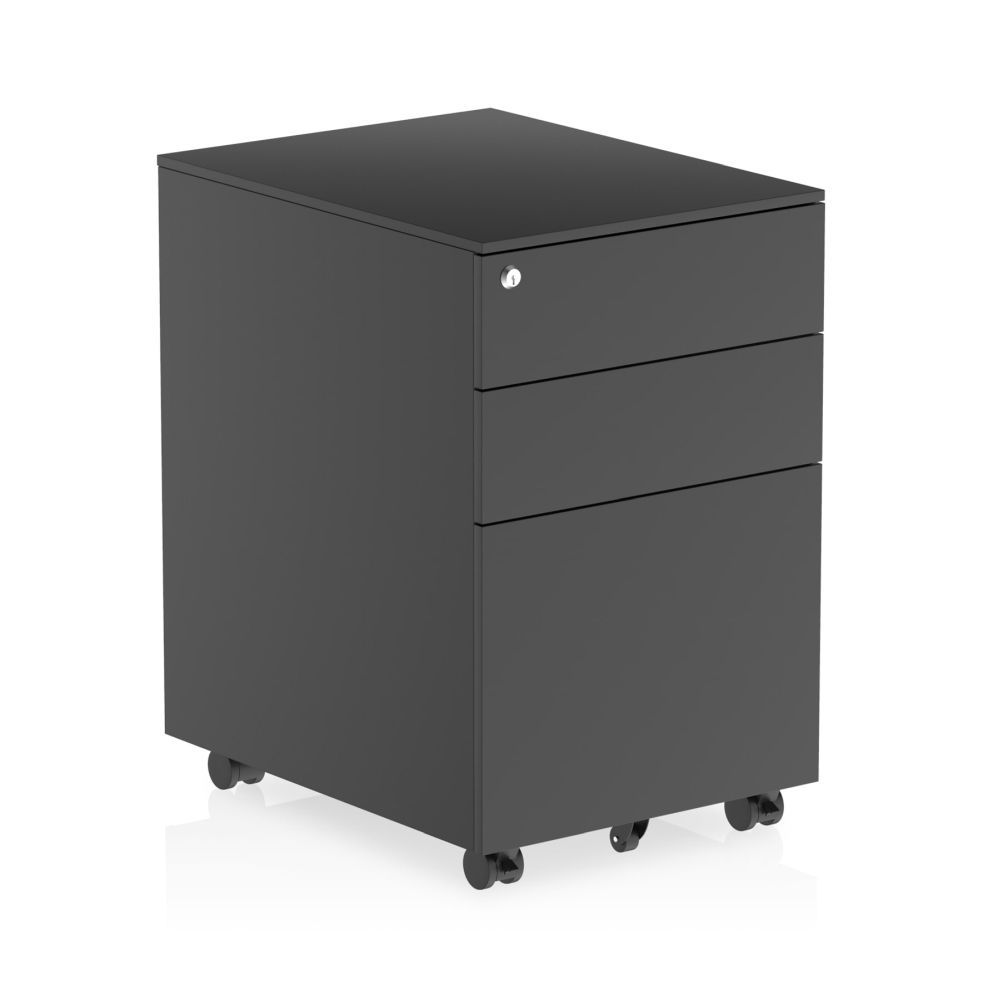 Black Inspire Steel Pedestals (2 Sizes) Black Inspire Steel Pedestals (2 Sizes) Workplace Stuff UK