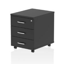 Black Inspire Mobile Pedestal (2 or 3 Drawers) Office Furniture Workplace Stuff UK Black Inspire Mobile Pedestal (2 or 3 Drawers) Office Furniture Workplace Stuff UK
