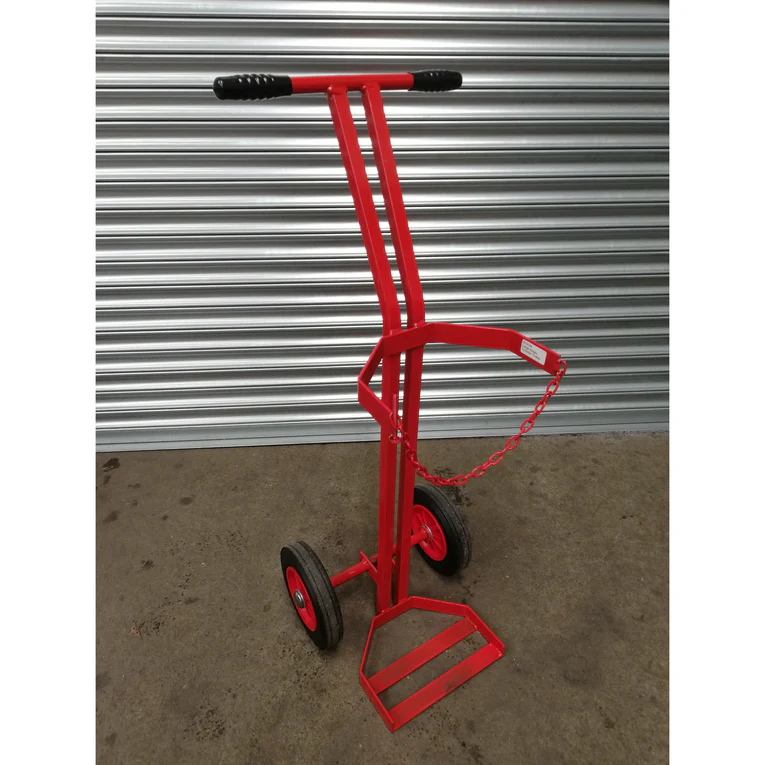 Large Single Cylinder Gas Trolley Large Single Cylinder Gas Trolley Workplace Stuff UK