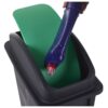 Lid Closeup - Green Push Flap Lid 2
