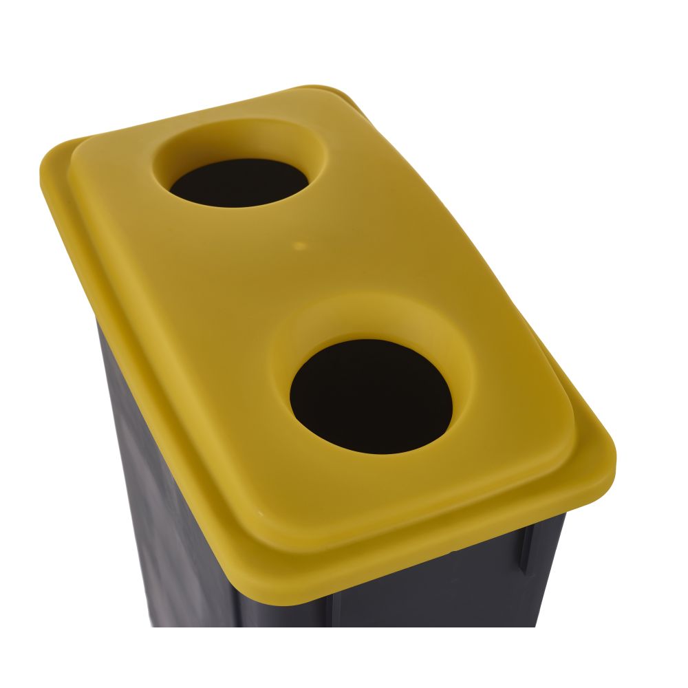 Lid Closeup - Yellow Bottle Hole Lid 1