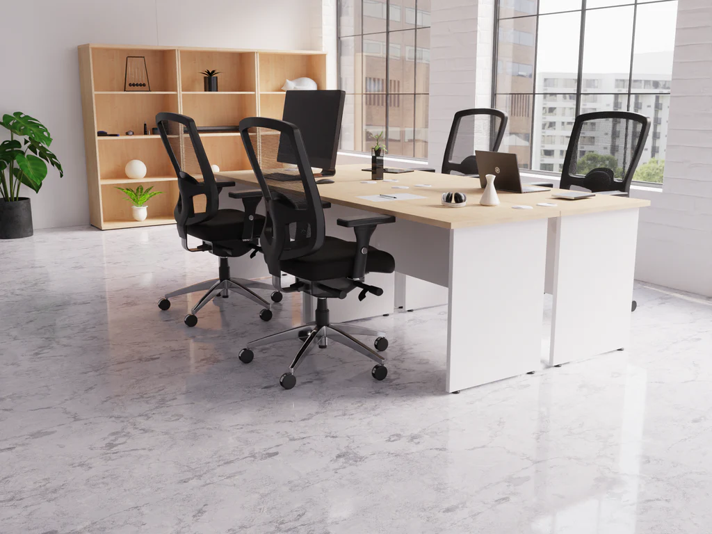 Panel_Desk_B2B_With_Bookcase_in_Background_Maple