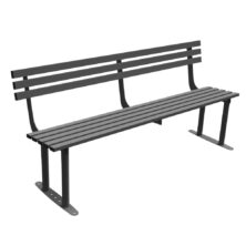 Haddon Steel Outdoor Bench / Seat Seats & Benches Workplace Stuff UK Haddon Steel Outdoor Bench / Seat Seats & Benches Workplace Stuff UK